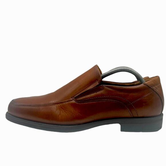 Florsheim Shoes Mens Size 10.5D Midtown Moc Toe Slip on Leather Loafer - Picture 3 of 7